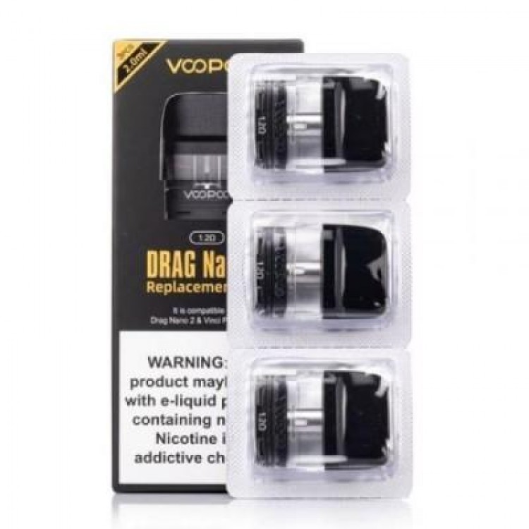 Voopoo- Drag Nano 2 & Vinci Q Kartuş (3 Adet)