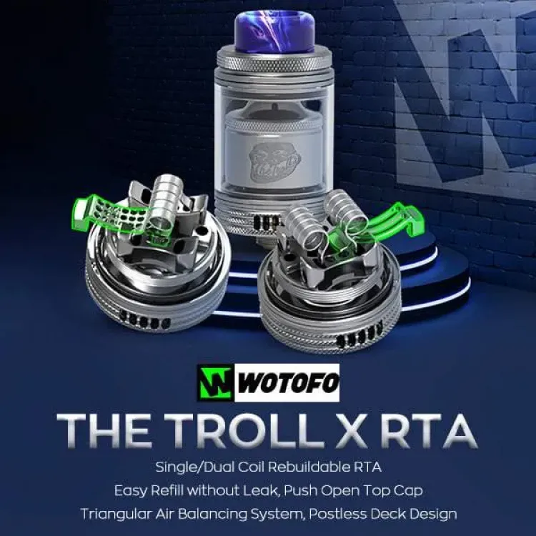 Wotofo - The Troll X 24 mm Rta Elektronik Sigara Atomizer