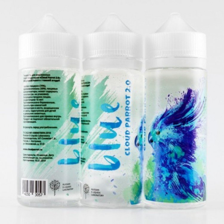 Cloud Parrot 2.0 - Blue 120 ml Premium Likit