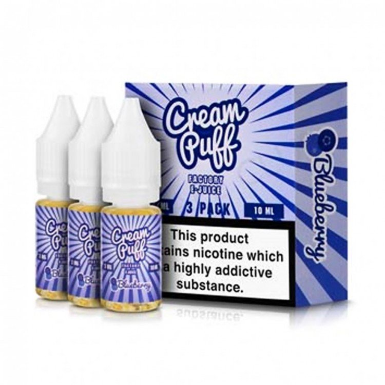 Cream Puff Factory - Blueberry 3x10 ml Premium Likit