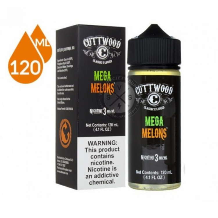 Cuttwood - Mega Melons 120 ml Premium Likit