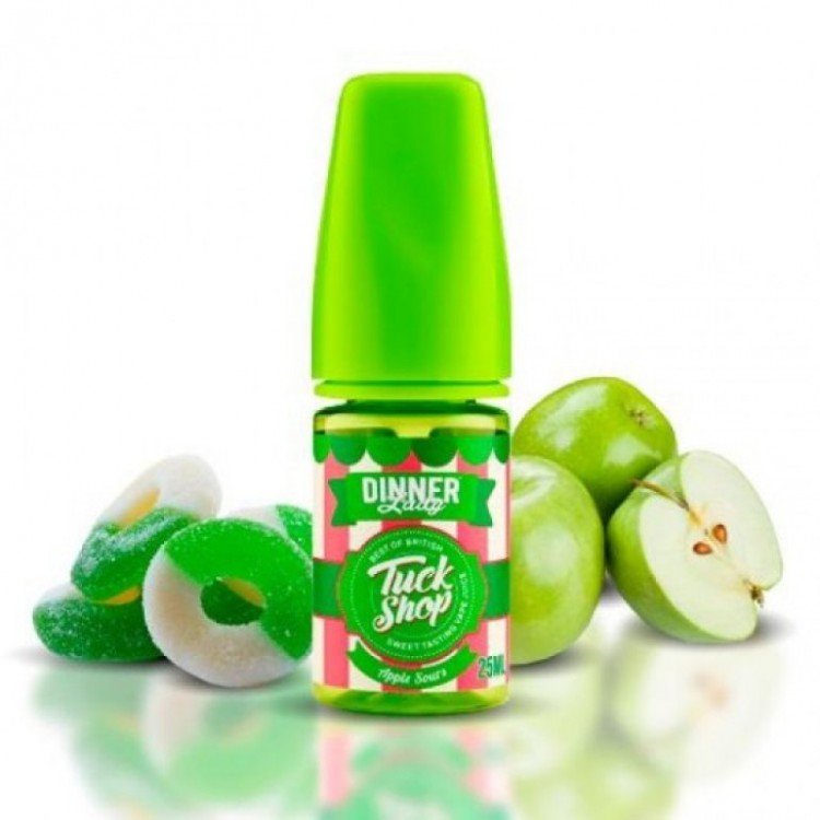 Dinner Lady - Apple Sours 30 ml Premium Salt Likit