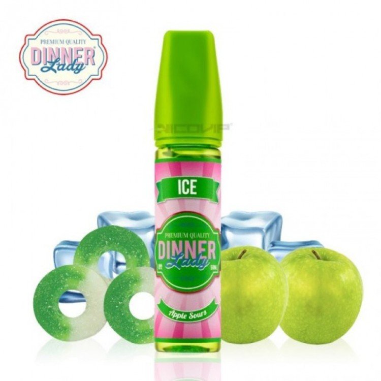 Dinner Lady - Apple Sours Ice 30 ml Premium Salt Likit