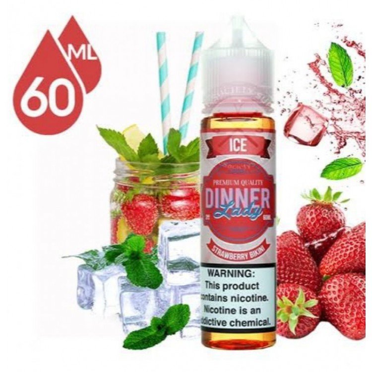 Dinner Lady Summer Holiday Strawberry Bikini 60 ML Premium Likit