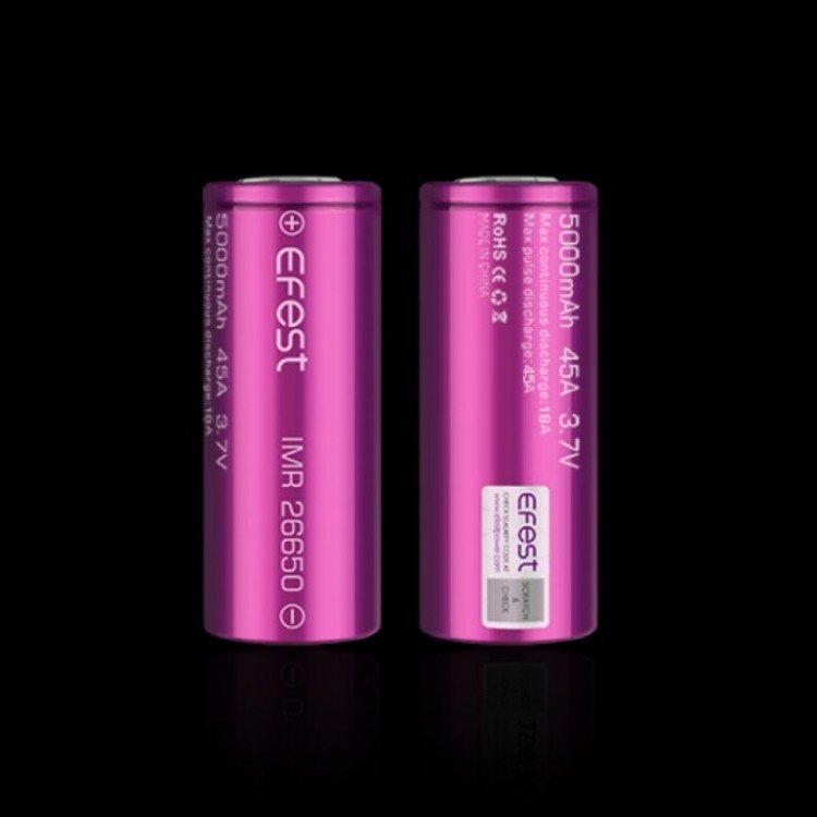 EFEST IMR 26550 5000mAh 45A Li-ion Pil