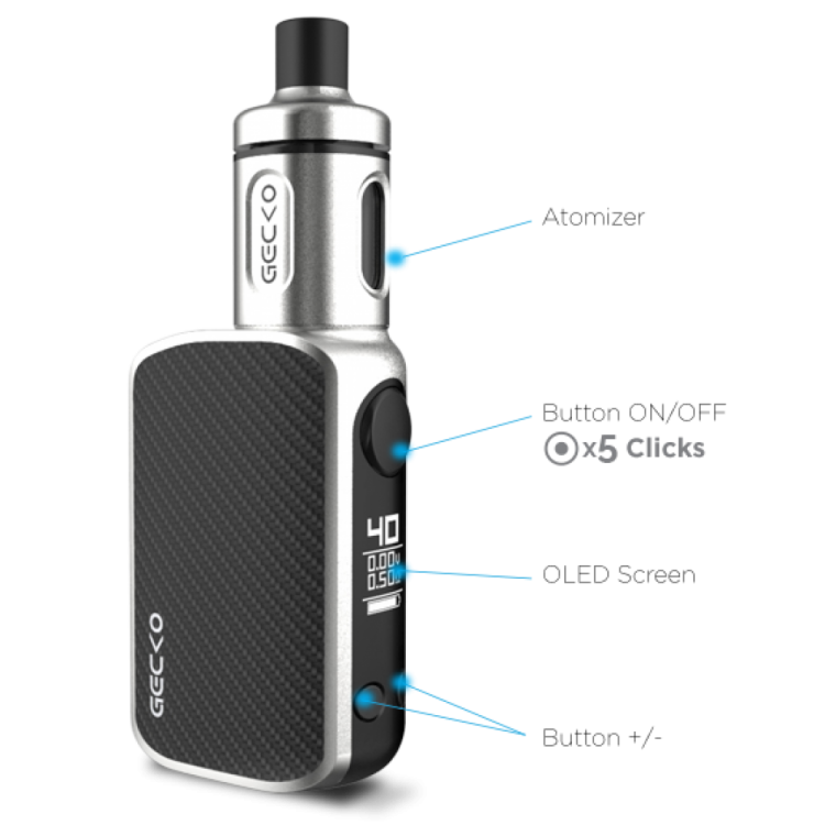 Gecko by Jwell 40w Elektronik Sigara Kit