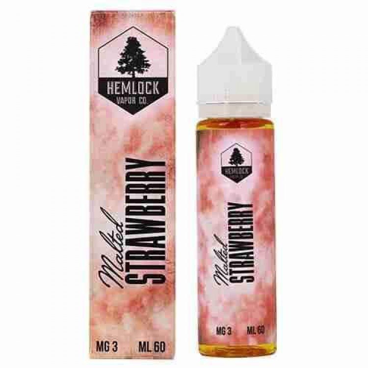 Hemlock - Malted Strawberry 50 ml Premium Likit