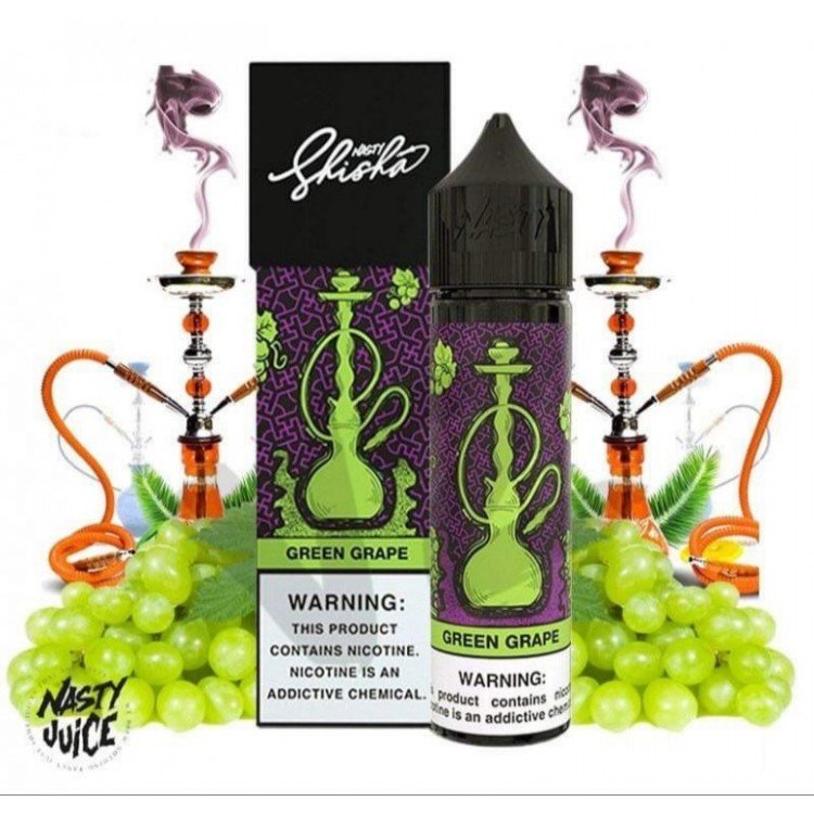 Nasty Juice - Shisha Green Grape 60 ml Premium Likit