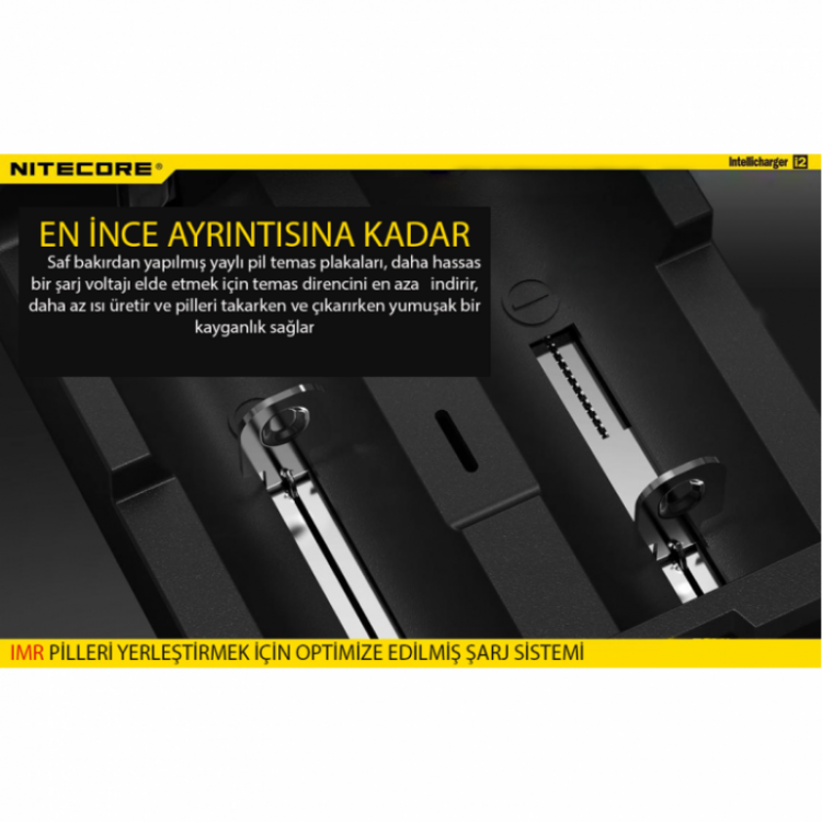 Nitecore New i2 intelli charger Li-ion 2li Pil Şarj Cihazı