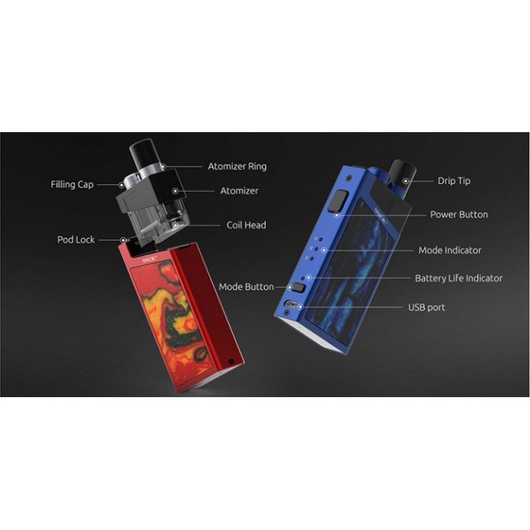 Smok - Trinity Alpha 1000 mah Pod Mod Elektronik Sigara Kit