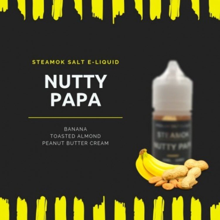 SteamOk - Nutty Papa 30ML Premium Salt Likit