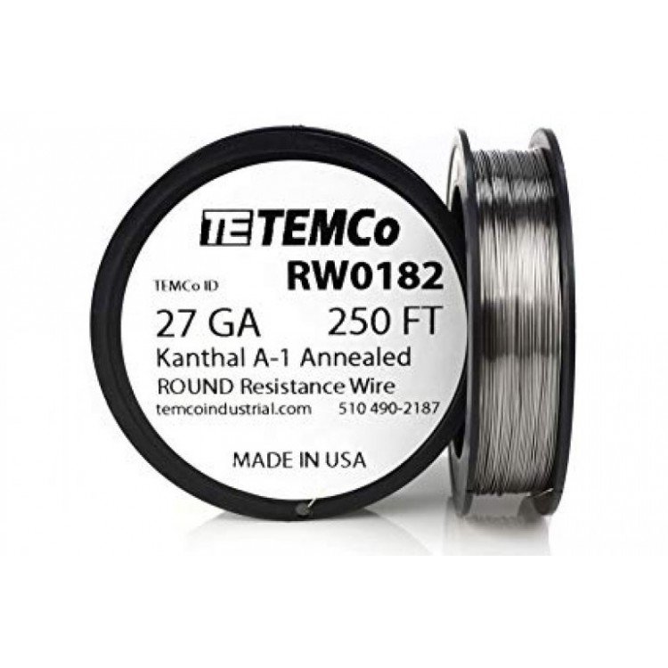 TEMCo Kanthal A1 27 GA 10 metre Tel