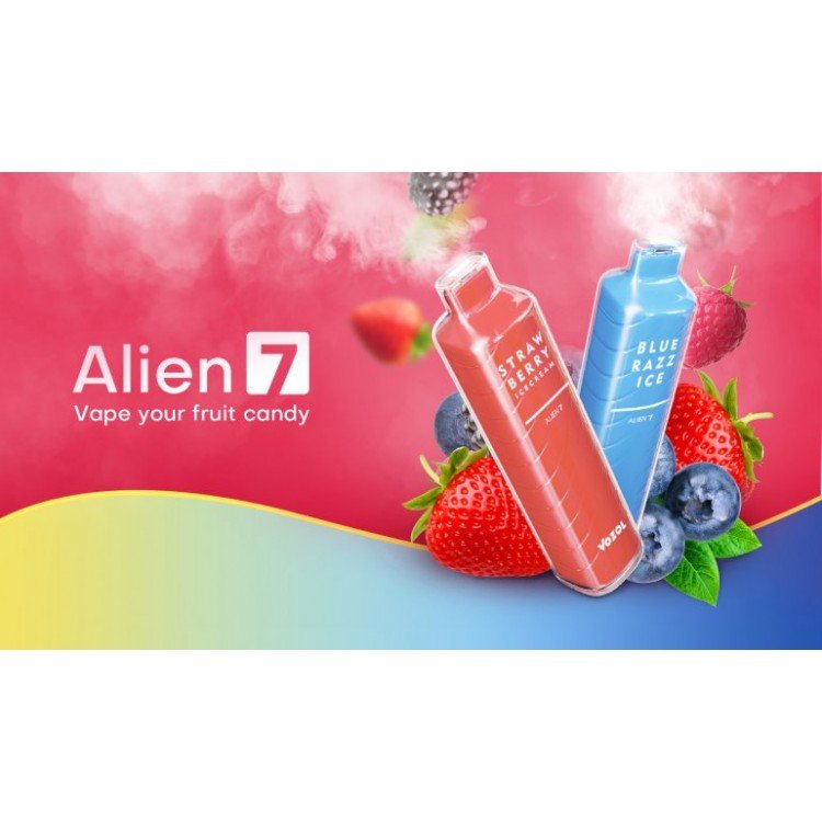 Vozol Alien 7 2500 Puff Tek Kullanımlık Elektronik Sigara