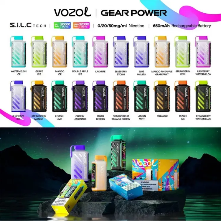 Электронная сигарета Vozol Gear Power 20000 Puff одноразовая